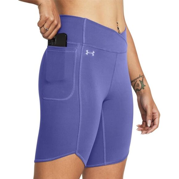 Under Armour Women's Motion Crossover Bike Shorts Purple Size‎ XS NWT - Picture 1 of 4
